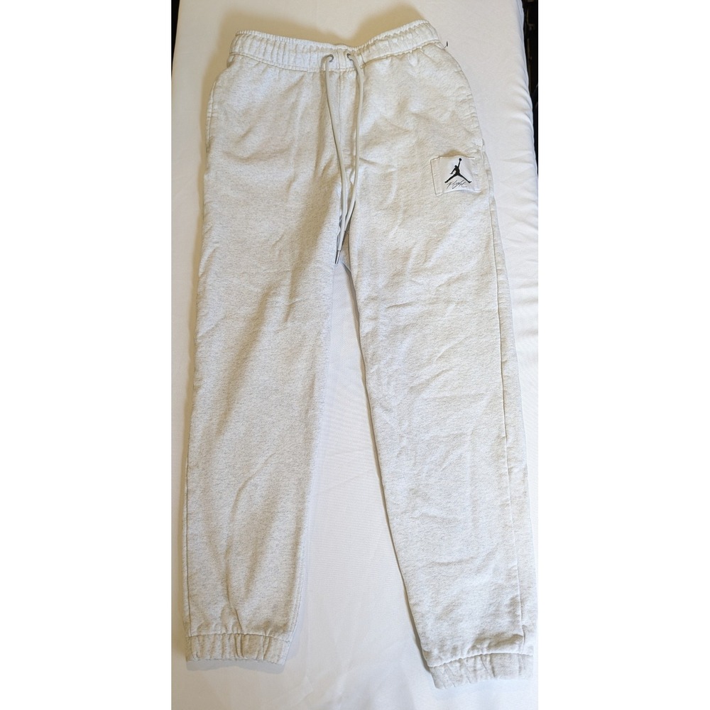 Jordan Essentials Flight Fleece Pants Mens Grey Heather Joggers DA9820-050